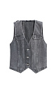 100% cotton denim vest - BRUSNIKA. Women clothes