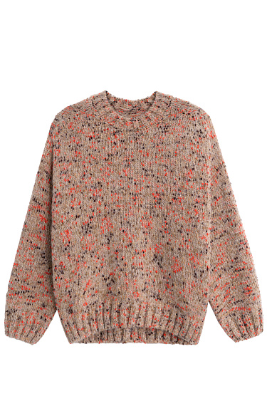 Melange jumper made of alpaca yarn - BRUSNIKA Women Clothes