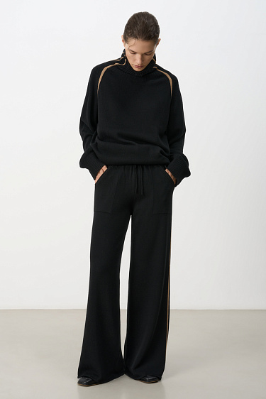 Knit wool-blend pants - BRUSNIKA Women Clothes