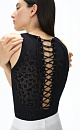 Lace-up top - BRUSNIKA. Women clothes