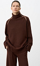 Knit jumper with stripes - BRUSNIKA. Women clothes