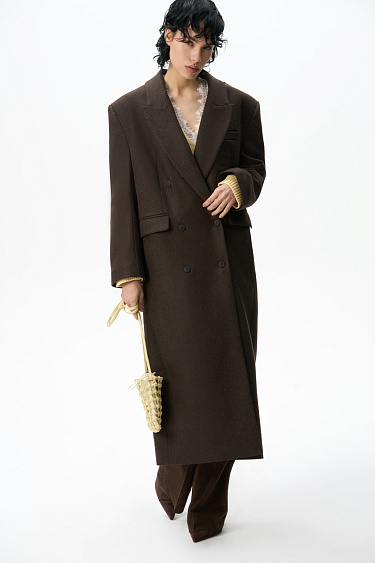 Double-breasted coat - BRUSNIKA Women Clothes
