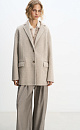 Single-breasted jacket-coat - BRUSNIKA. Women clothes