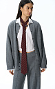 Knitted merino wool bomber jacket - BRUSNIKA. Women clothes