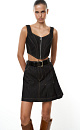 Pleated denim skirt - BRUSNIKA. Women clothes