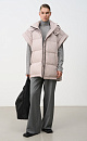 Oversized puffer vest - BRUSNIKA. Women clothes