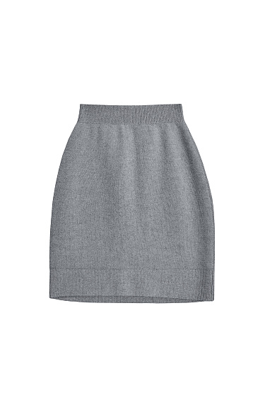 Cashmere and wool mini skirt - BRUSNIKA Women Clothes
