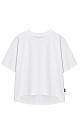 Cropped Cotton T-shirt - BRUSNIKA. Women clothes