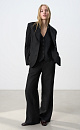 100% linen trousers with a drawstring - BRUSNIKA. Women clothes