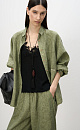 100% linen shirt with raglan sleeves - BRUSNIKA. Women clothes