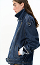 Denim biker jacket - BRUSNIKA. Women clothes