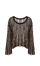 Semi-sheer jumper - BRUSNIKA. Women clothes
