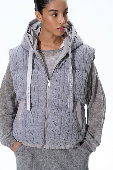 Quilted down vest - BRUSNIKA Women Clothes