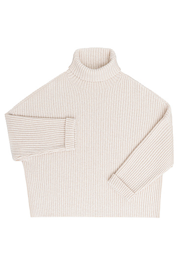 Ribbed cashmere and wool jumper - BRUSNIKA Women Clothes