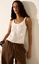 Fishnet top with flowers - BRUSNIKA. Women clothes