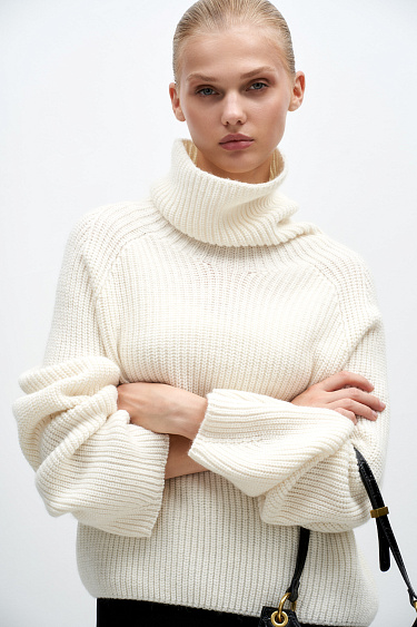 Alpaca wool knit jumper - BRUSNIKA Women Clothes