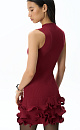 Mini dress with flounces - BRUSNIKA. Women clothes