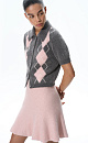 cardigan with an argyle pattern - BRUSNIKA. Women clothes