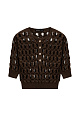 Large openwork weave top - BRUSNIKA. Women clothes