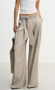 Palazzo trousers made of wool - BRUSNIKA. Women clothes
