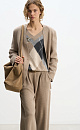 Cashmere jumper with an Argyle pattern - BRUSNIKA. Women clothes