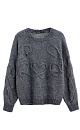 Jumper with a voluminous decor - BRUSNIKA. Women clothes