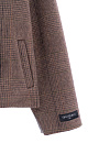 Plaid Stand Collar Jacke - BRUSNIKA. Women clothes