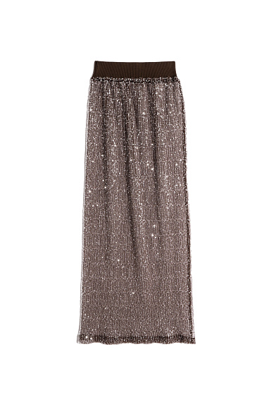 Sequined maxi skirt - BRUSNIKA Women Clothes