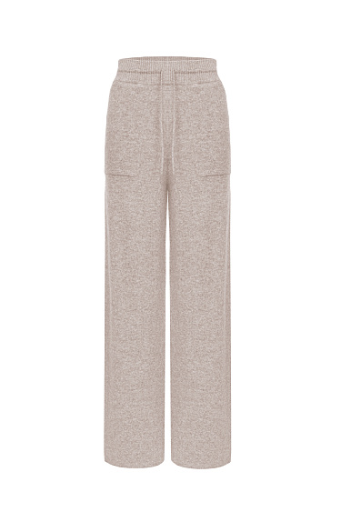 Knitted trousers made of cashmere and wool - BRUSNIKA Women Clothes