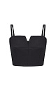 Crop top with straps - BRUSNIKA. Women clothes