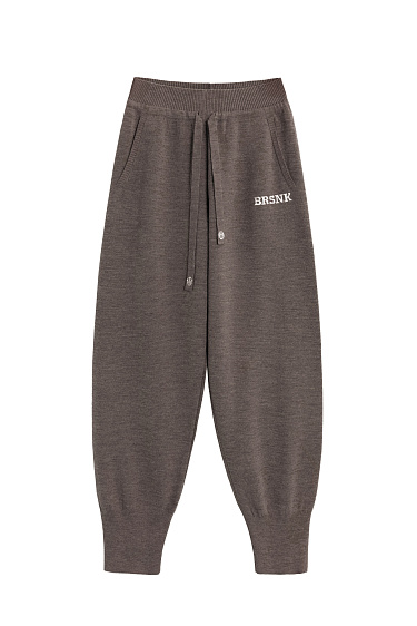 Jogger trousers made of wool - BRUSNIKA Women Clothes