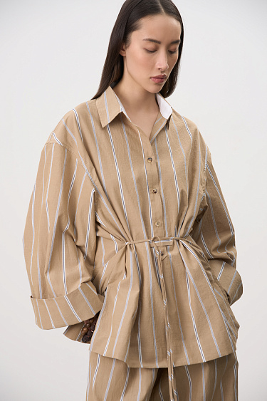 100% cotton striped shirt - BRUSNIKA Women Clothes