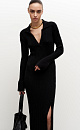 Knit midi dress - BRUSNIKA. Women clothes