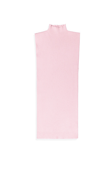 Viscose top with a high collar - BRUSNIKA Women Clothes