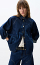 Denim shirt with horse print - BRUSNIKA. Women clothes