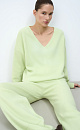 V-neck jumper - BRUSNIKA. Women clothes