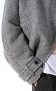 Wool bomber jacket with a stand collar - BRUSNIKA. Women clothes