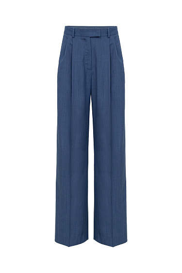 Wool palazzo pants - BRUSNIKA Women Clothes
