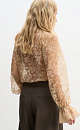 Blouse with lace frill - BRUSNIKA. Women clothes