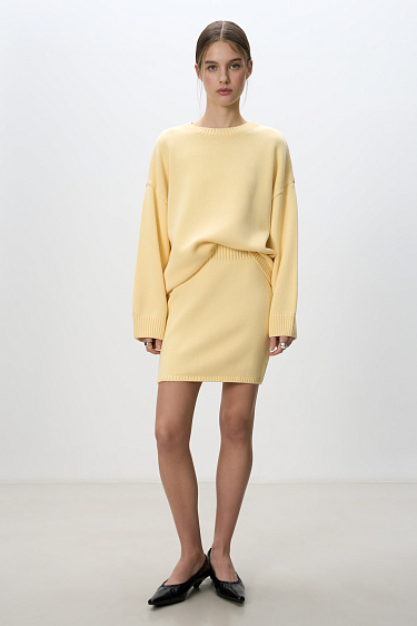 100% cotton mini skirt - BRUSNIKA Women Clothes