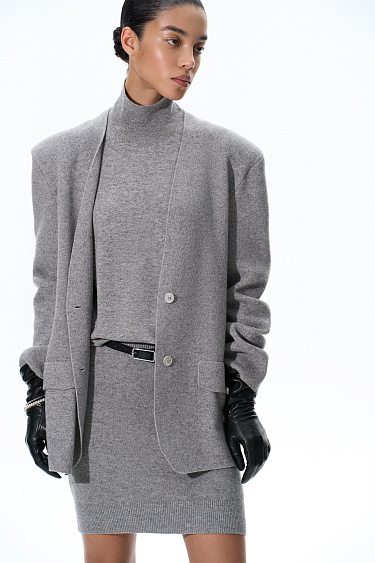 Cashmere and wool mini skirt - BRUSNIKA Women Clothes