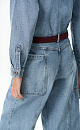 Denim overall with long sleeves - BRUSNIKA. Women clothes
