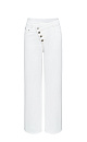 Jeans with an oblique closure - BRUSNIKA. Women clothes
