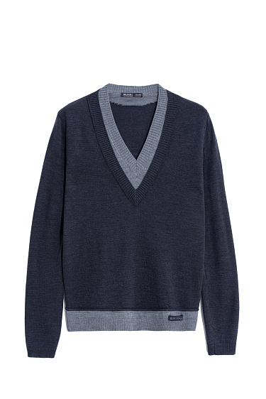 V‑neck longsleeve - BRUSNIKA Women Clothes