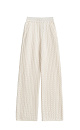 Trousers with cables made of 100% extrafine merino wool - BRUSNIKA. Women clothes