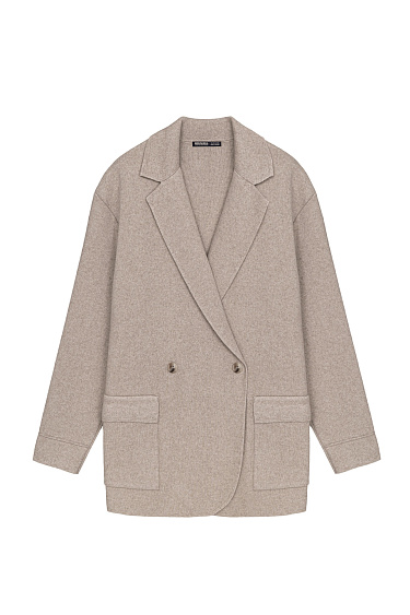 Cashmere-blend knit blazer - BRUSNIKA Women Clothes