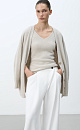 Fox fluff top - BRUSNIKA. Women clothes