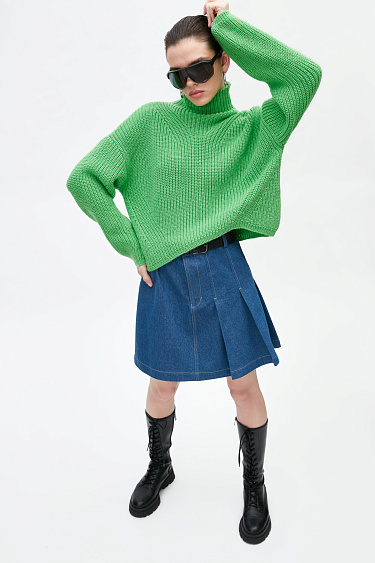 Alpaca wool knit jumper - BRUSNIKA Women Clothes