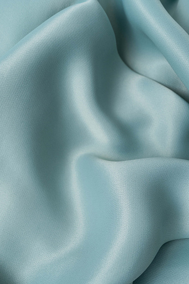 Satin top with a scarf - BRUSNIKA Women Clothes