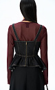 Denim corset with Basque - BRUSNIKA. Women clothes
